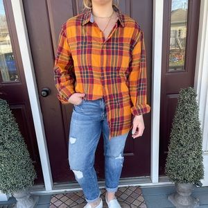 Orange flannel